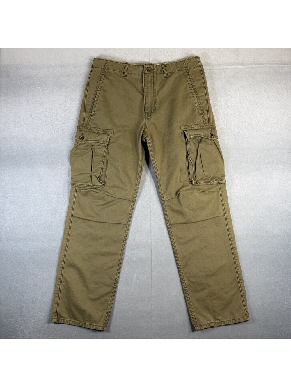 Levis Cargo I Pants Mens 32x32 Olive Relaxed Fit Military Surplus Twill NWOT
